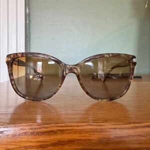Coach colored tortoise sunglasses